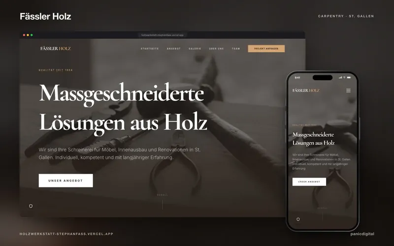 Fässler Holz — Joinery