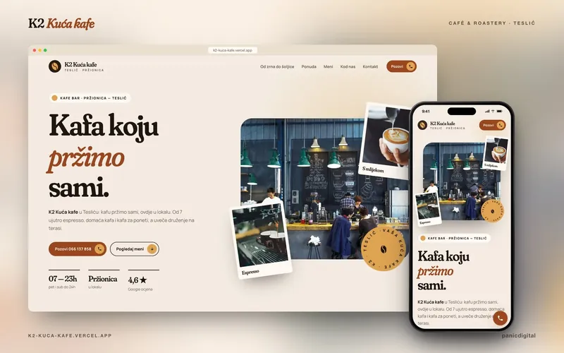 K2 Kuća kafe — Café & roastery