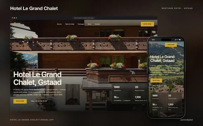 Hotel Le Grand Chalet — Boutique hotel