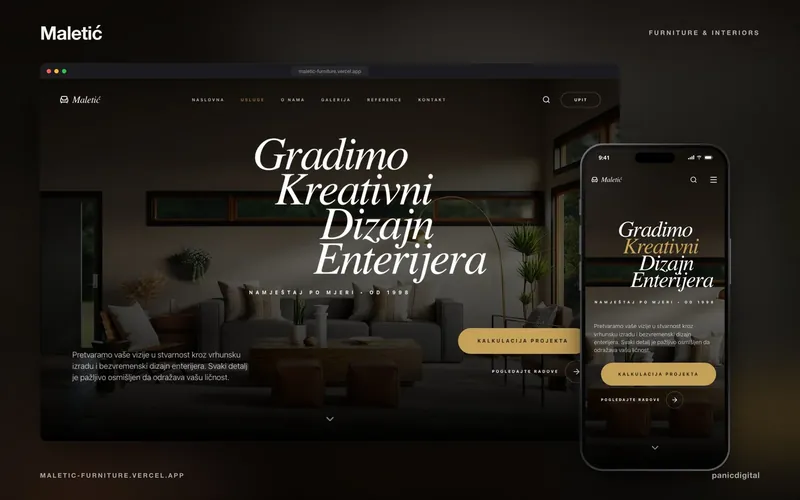 Maletić — Furniture & interiors