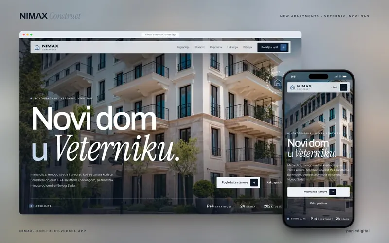 Nimax Construct — New-build sales