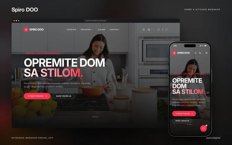 Spiro DOO — Home webshop